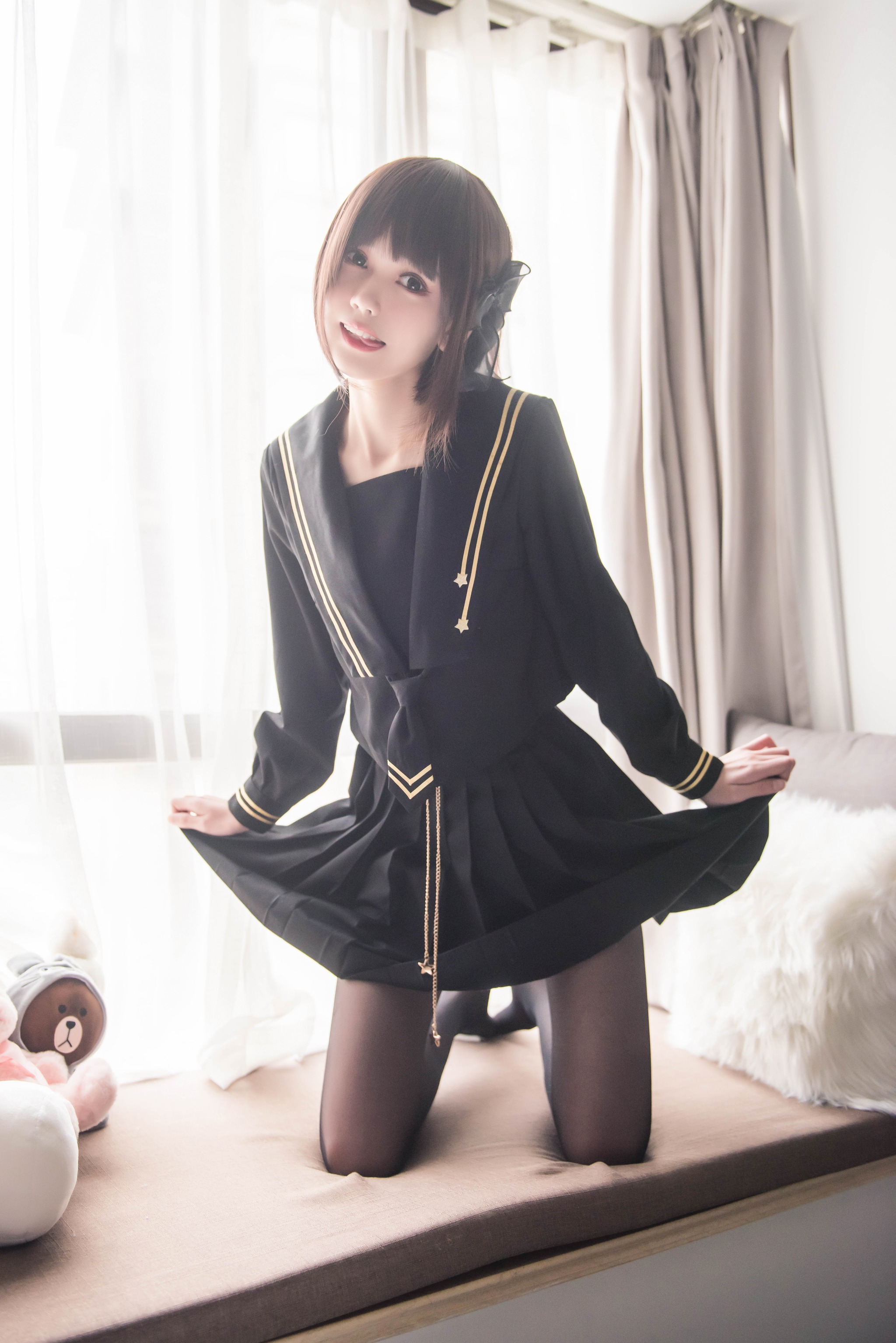 你的负卿 - NO.004 窗台制服 [19P]-XikXak